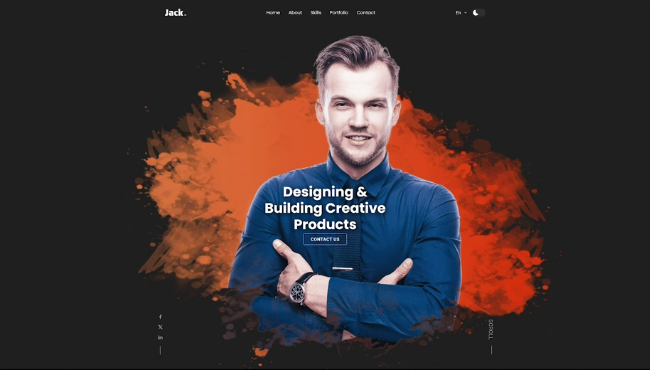 Profile Landing Page